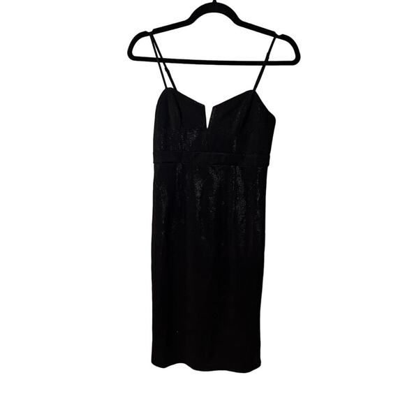 NWT Bardot Black Freida Fringe Sleeveless Mini Dress Size Small - Picture 1 of 9